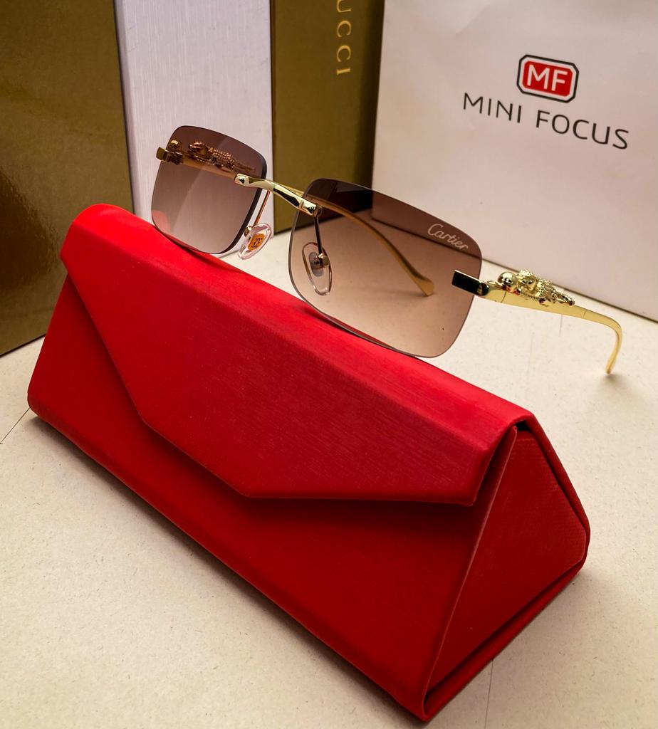 GAFAS DE LUJO CARTlER JAGUAR | CON ESTUCHE Y PAÑO