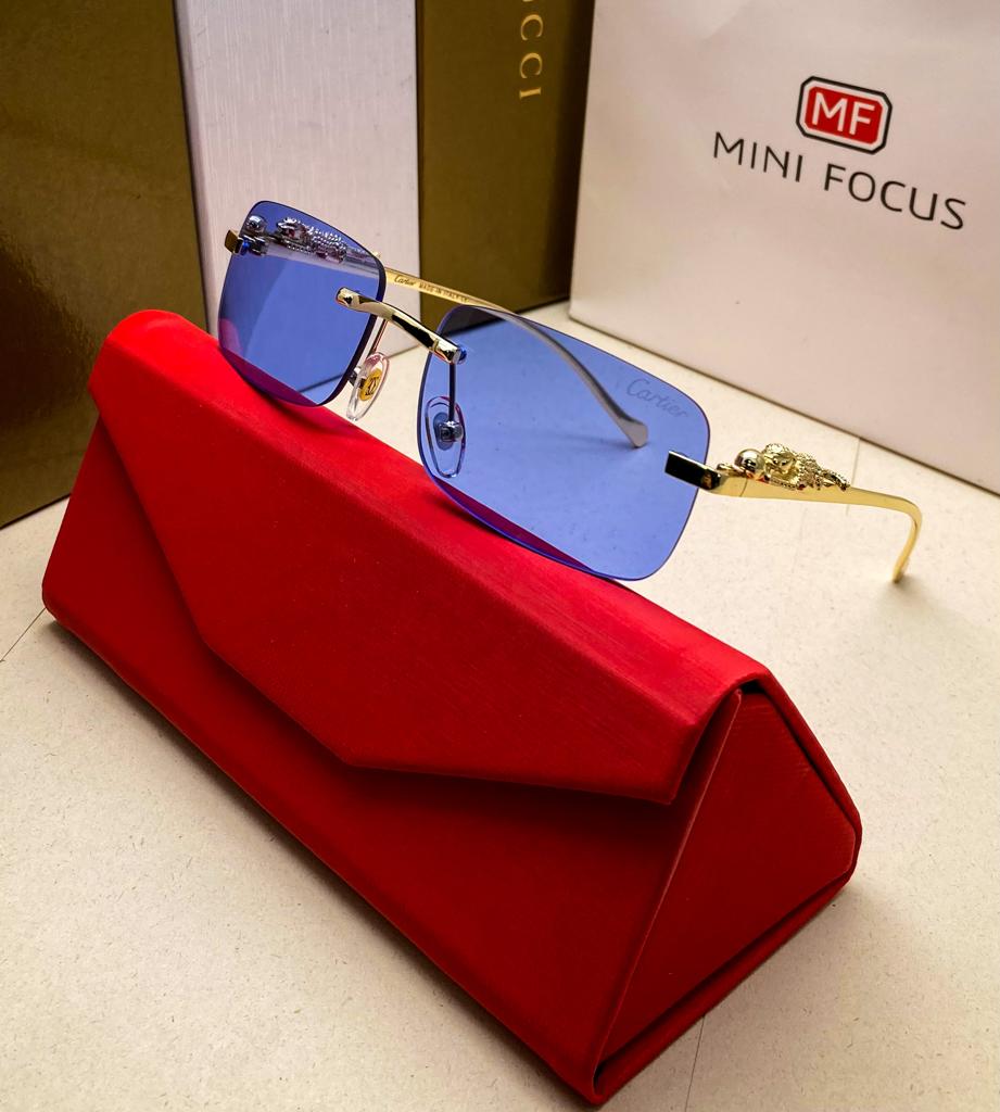 GAFAS DE LUJO CARTlER JAGUAR | CON ESTUCHE Y PAÑO