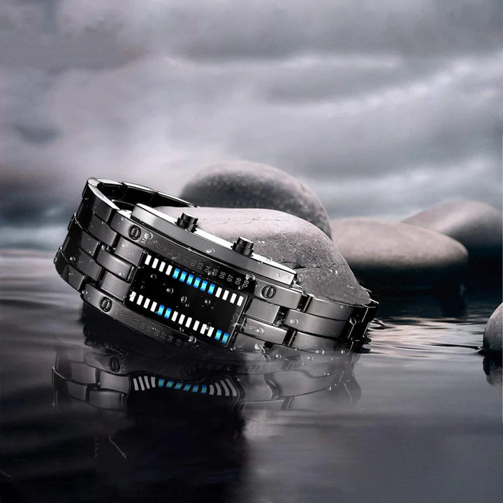 RELOJ BINARIO FUTURISTA SKMEI® | CON CAJA DE LUJO