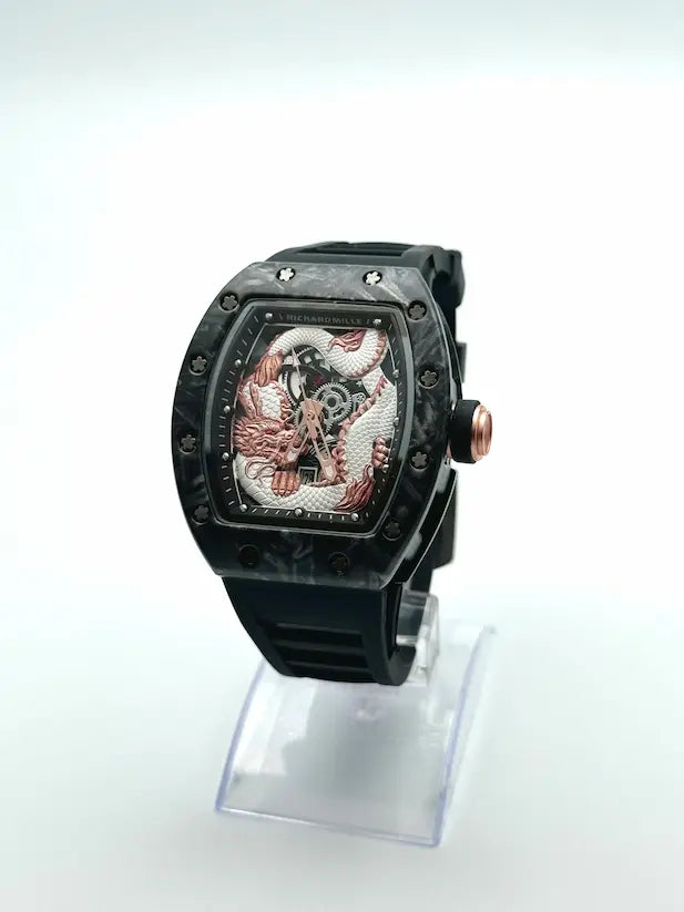 RELOJ RM™ DRAGON ZAFIRO | PULSO GRADUABLE Y CALENDARIO
