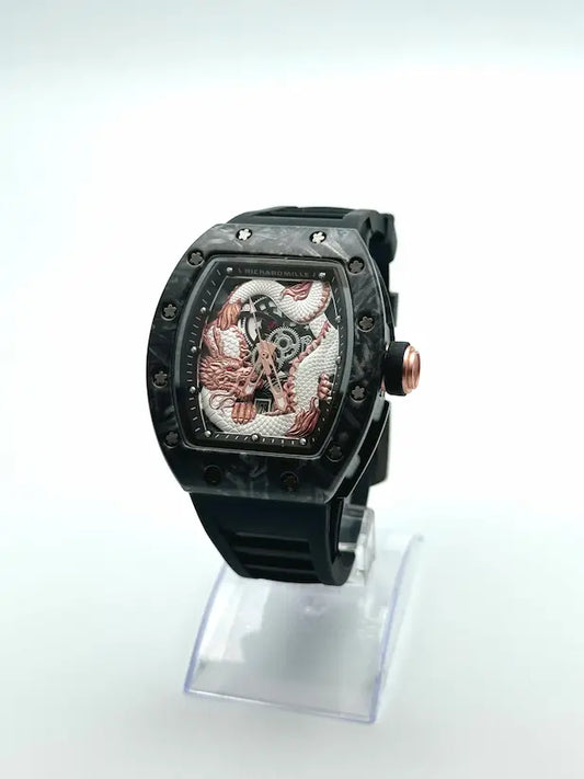 RELOJ RM™ DRAGON ZAFIRO | PULSO GRADUABLE Y CALENDARIO